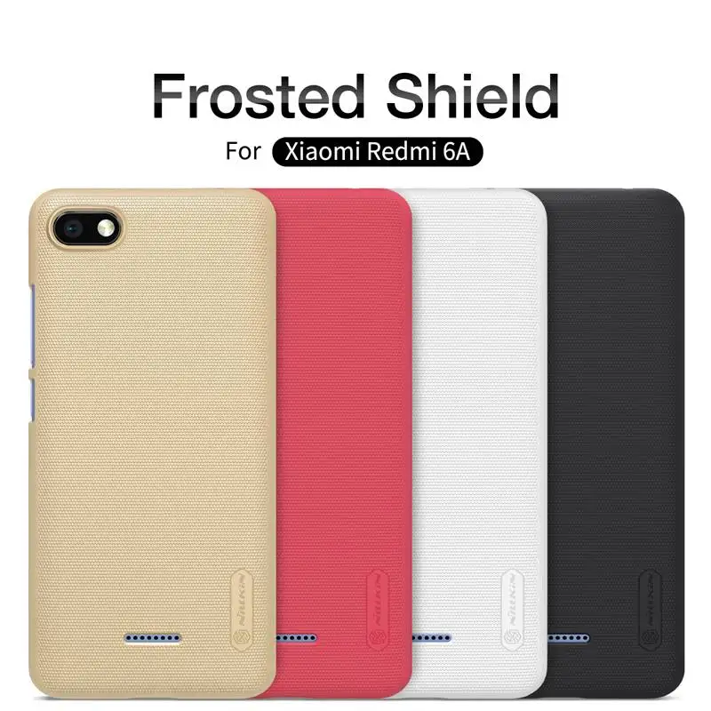 for Xiaomi redmi 6A case hard cover 5.45&quot Nillkin frosted xiaomi 6a coque funda capa on phone bags cases |