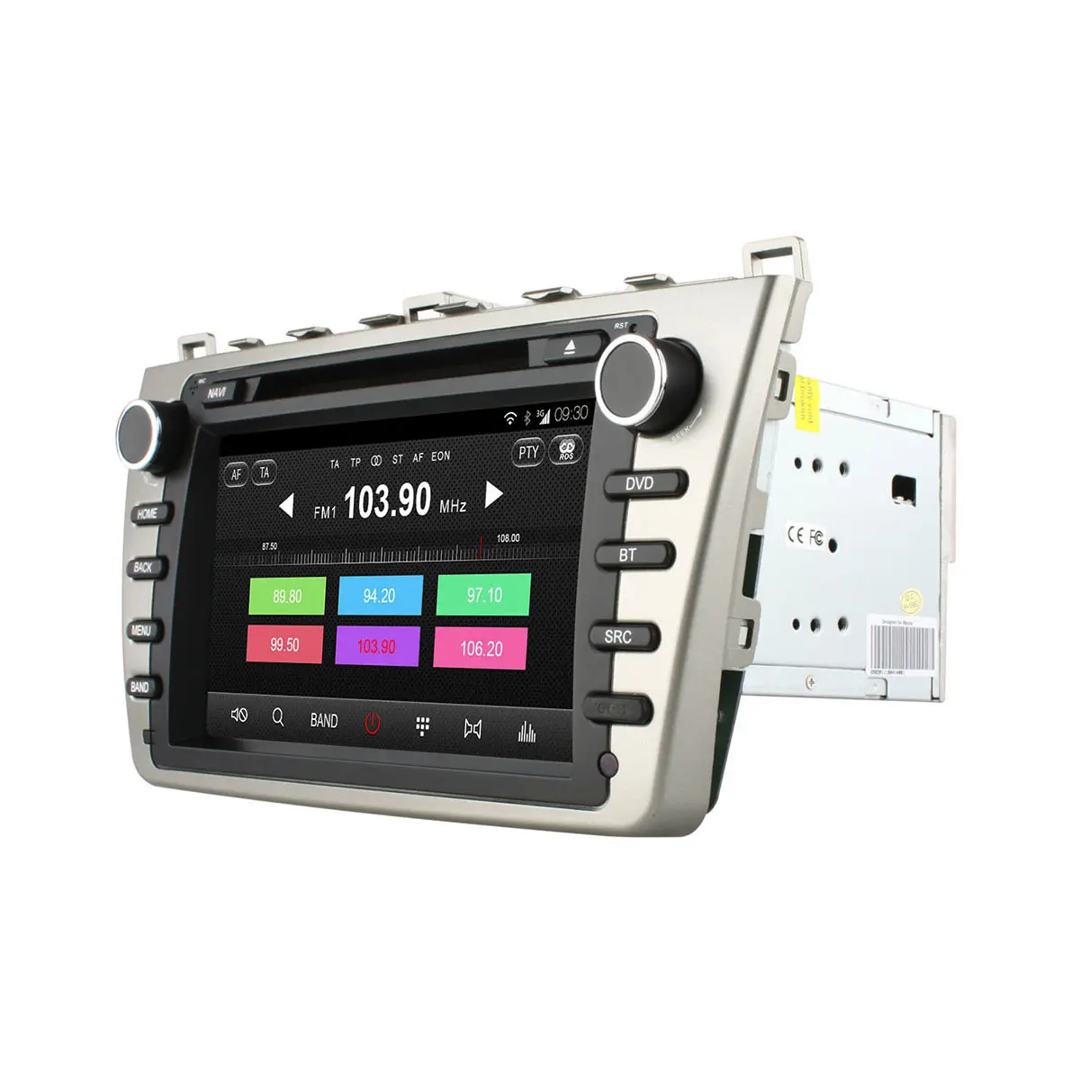 Ownice Quad Core Android4.4 автомобилей dvd gps для Mazda 6 2008-2012 авторадио Мультимедиа с wi-fi видео