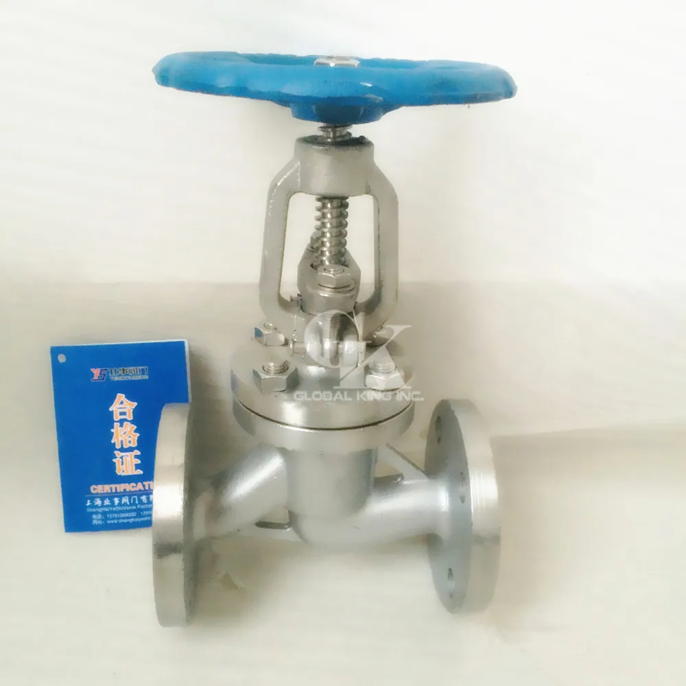 DN15 1/2 &quotGB j41w-16p фланцевые Нержавеющая сталь 304 Глобусы Клапан cf8 водяного пара |