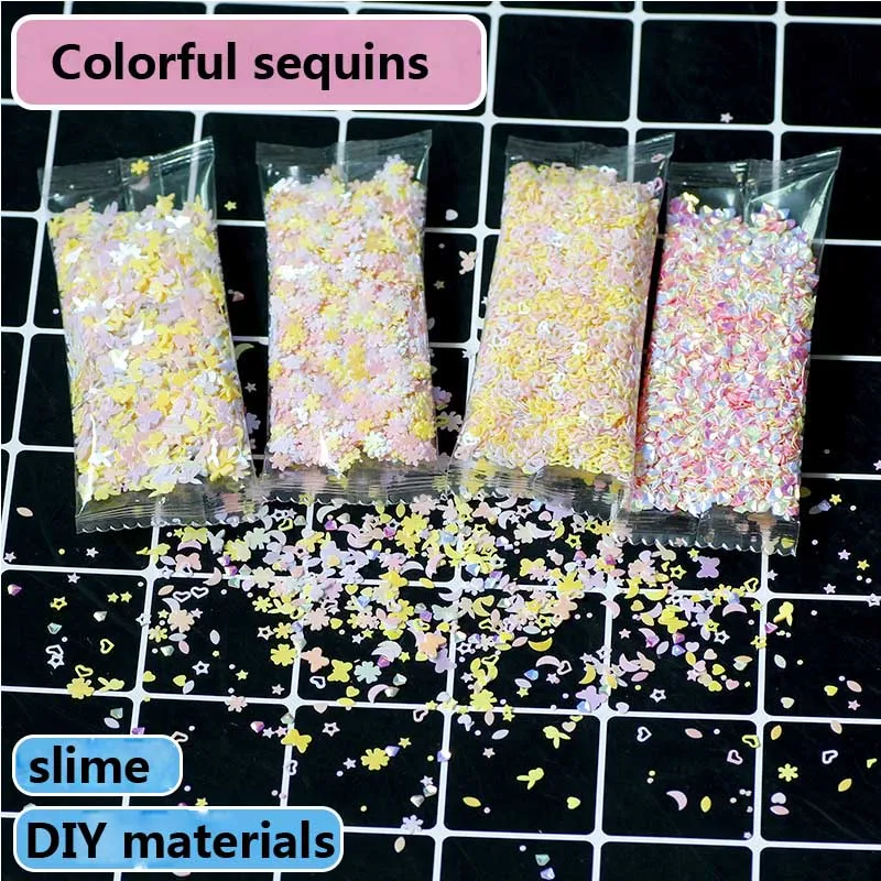7 стилей DIY Пластилин клейкие аксессуары декоративные пятиконечные звезды грязи