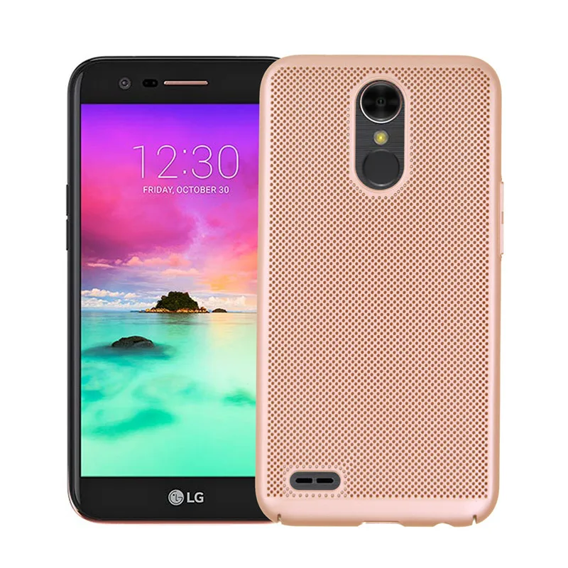 Роскошная охлаждающая задняя крышка для LG K10 2017 2018 Q8 V30 Q6 чехол матовый Полный PC