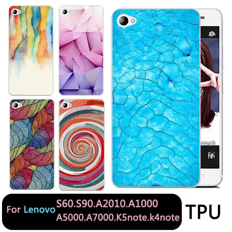 Мягкий прозрачный чехол для телефона QMSWEI из ТПУ Для lenovo S60 S90 A2010 a1000 a5000 A7000 k5note k4note