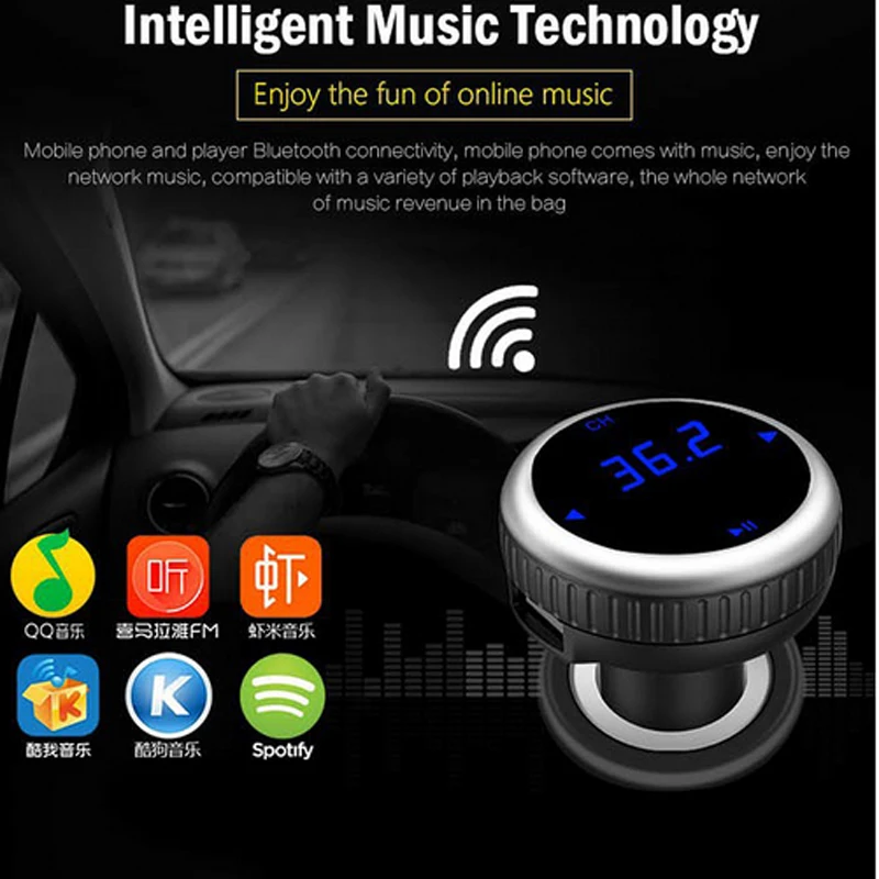 FM-трансмиттер IDEAUDIOCar с MP3-плеером Bluetooth 2 USB-порта | Автомобили и мотоциклы