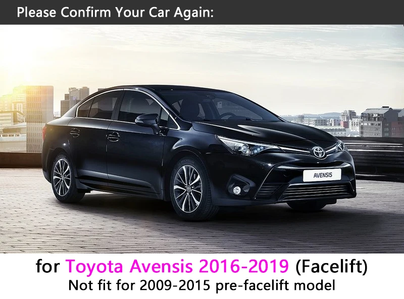 Роскошная хромированная крышка зеркала заднего вида для Toyota Avensis 2016 2017 2018 T270 T27