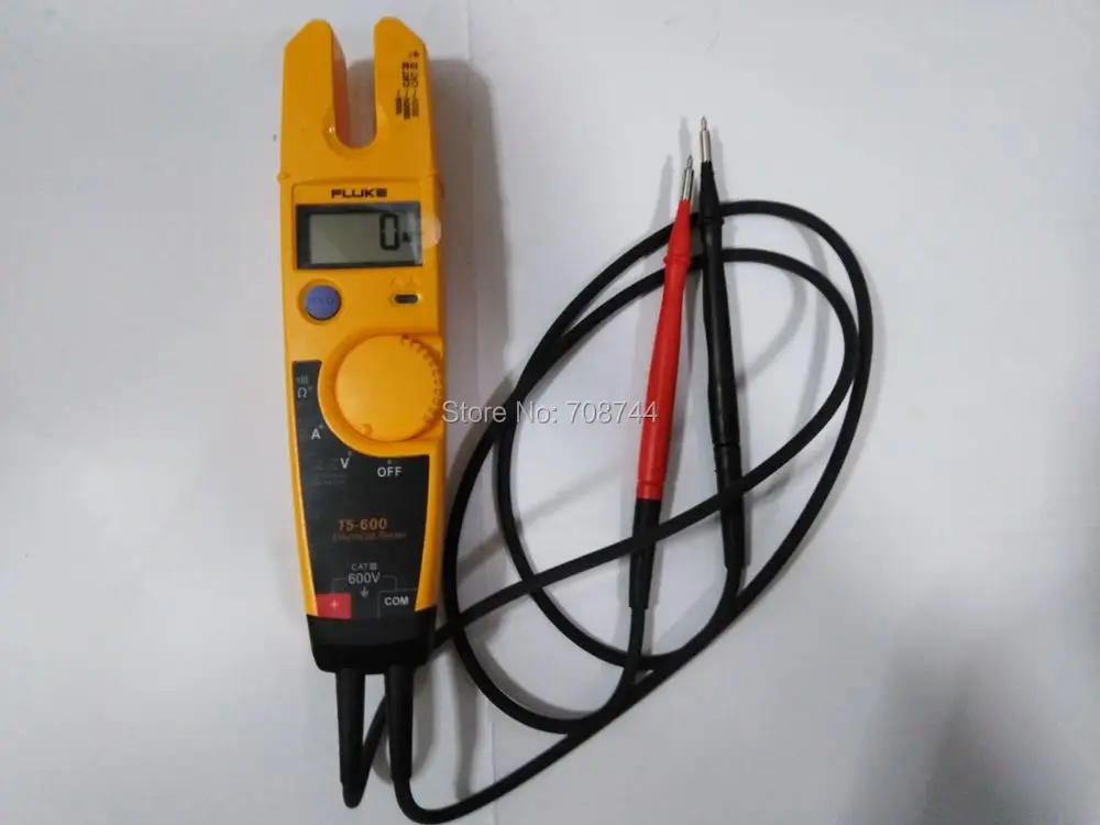 FLUKE T5-600 Токоизмерительные клещи Fluke T5 600 Электрический тестер с проверкой тока непрерывность электрического напряжения и тока 600 в 1000 В переменного тока