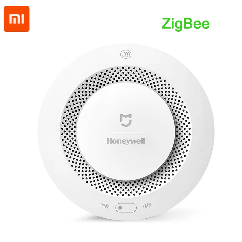 Fire alarm Xiaomi Mijia домашний Honeywell пожарный детектор дыма коптильня дистанционное управление звуковая визуальная сигнализация уведомления работа для Mihome App - Цвет: Fire alarm