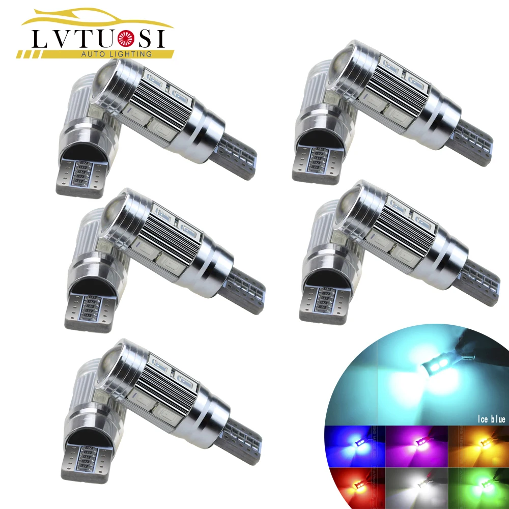 СВЕТОДИОДНЫЙ Автомобильный светильник LVTUSI 10 шт. T10 W5W 194 SMD 5730 парковочный