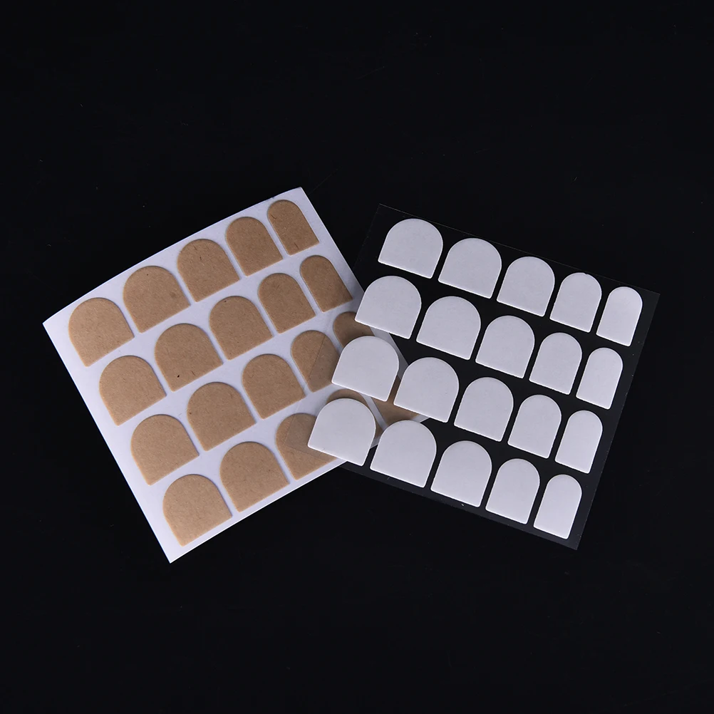 5 листов ногтей искусство Двухсторонняя клейкая лента двухсторонние клейкие