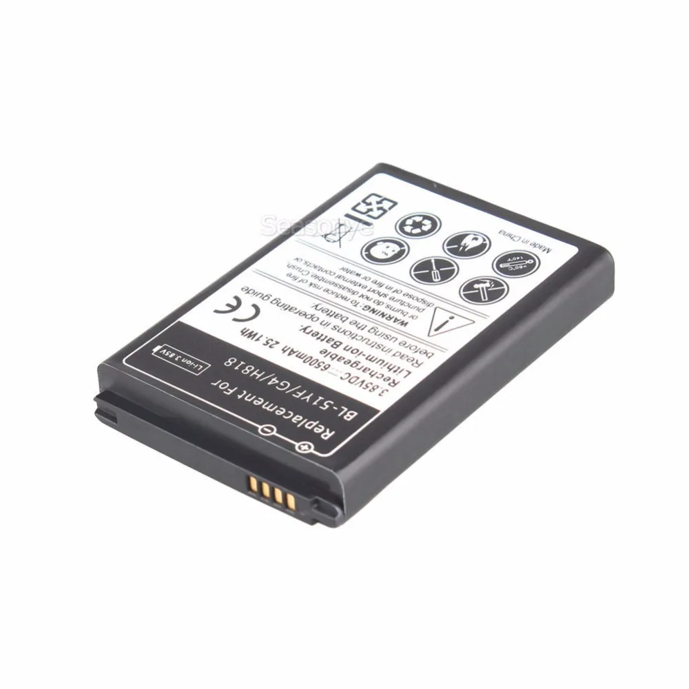 Seasonye 6500 мАч BL-51YF на Батарея+ 3 дополнительных Цвет крышка чехол для LG G4 H818/N VS999 F500 F500S F500K F500L H815 H810