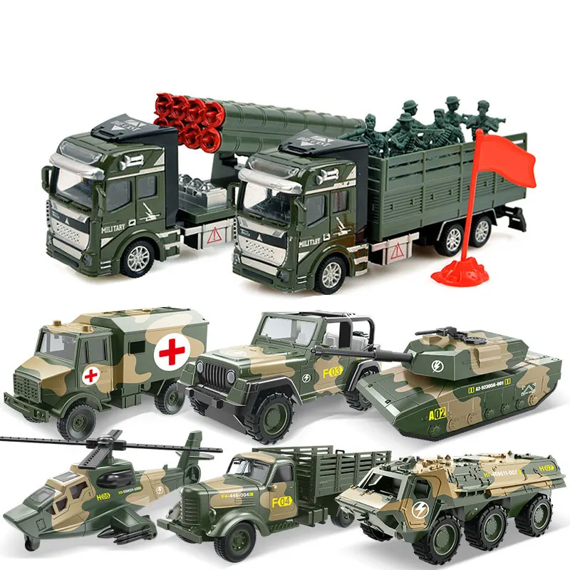 Военная модель в коробке 1:48 военного автомобиля Старая мировая война военные