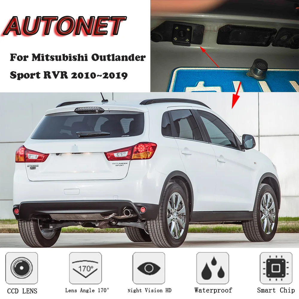 Камера заднего вида с ночным видением для Mitsubishi Outlander Sport RVR 2010 ~ 2019 | Автомобили и