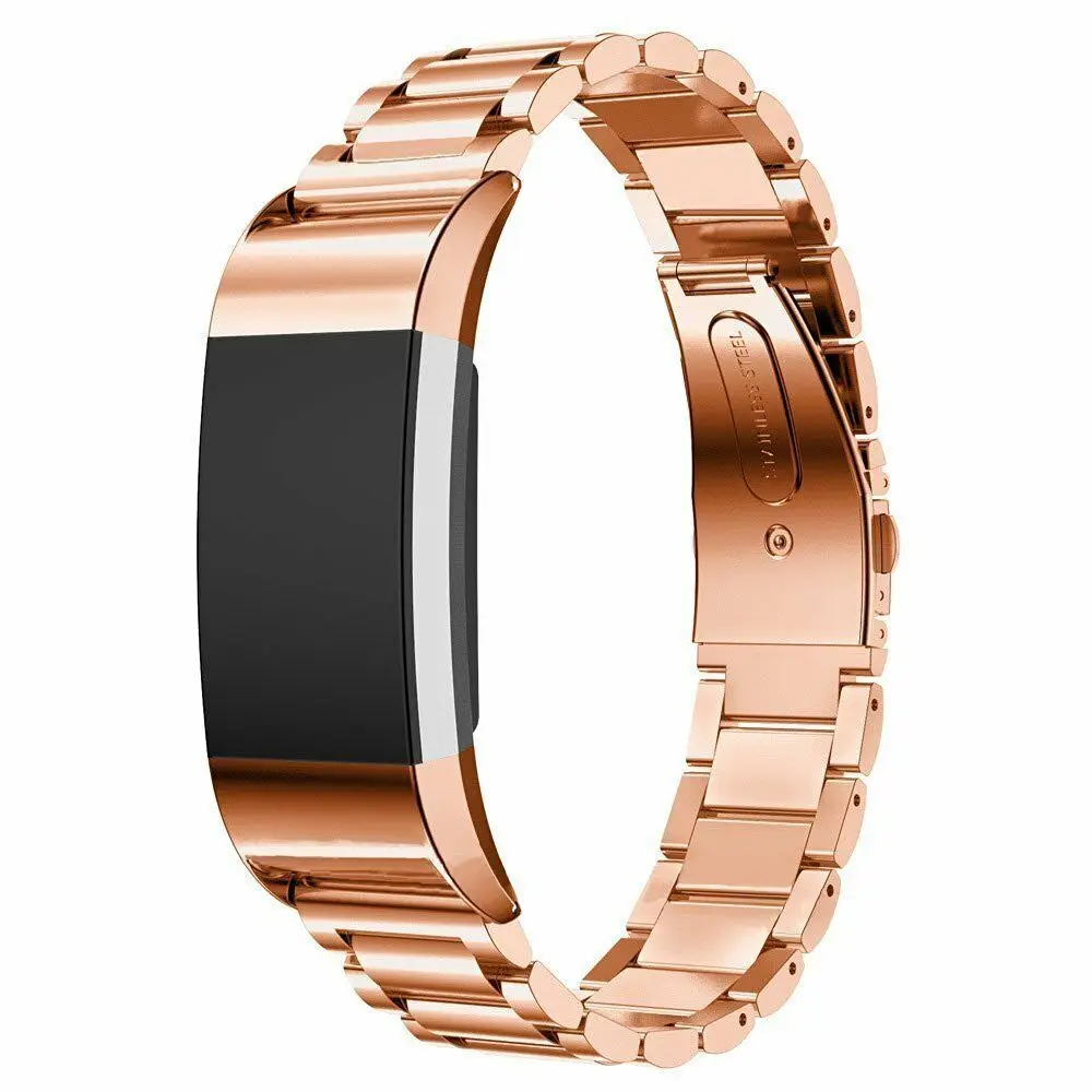 Браслет из нержавеющей стали для часов Fitbit Charge 2 металлический сменный ремешок