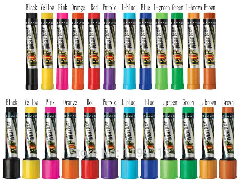 12 шт. поп постер маркер краски Экстра смелый 6 мм|marker machine|paint accessoriesmarker paint |