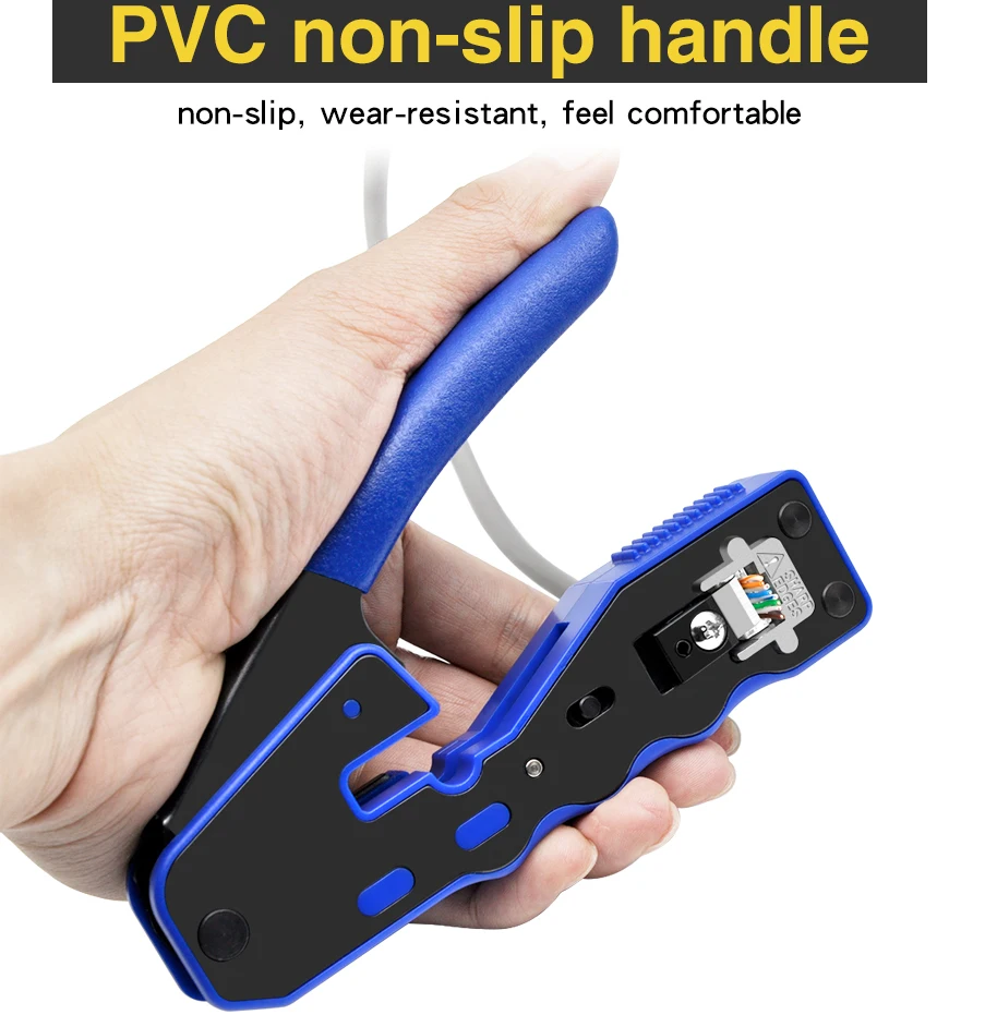 CNCOB 8P8C RJ45 Кабельный щипцы, Ethernet перфорированный РАЗЪЕМ Обжимные Инструменты, многофункциональные сетевые инструменты, кабельные зажимы