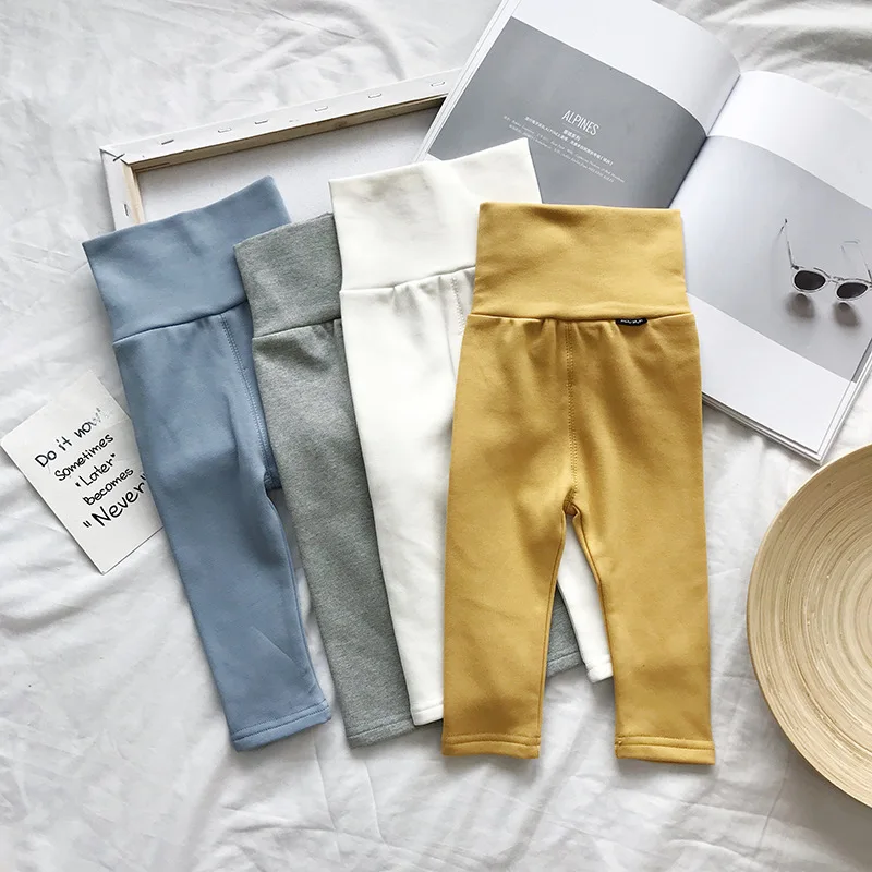 Зимняя утепленная Детская Пижама с длинными рукавами для мальчиков и девочек -