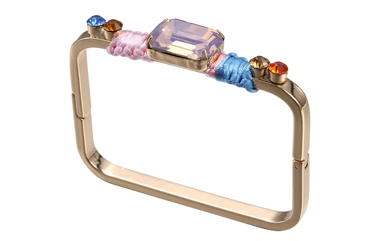 Crystal geometric bangles copper square bangle colorful rhinestone crystal hand jewelry gold plated bracelets femmes eManco