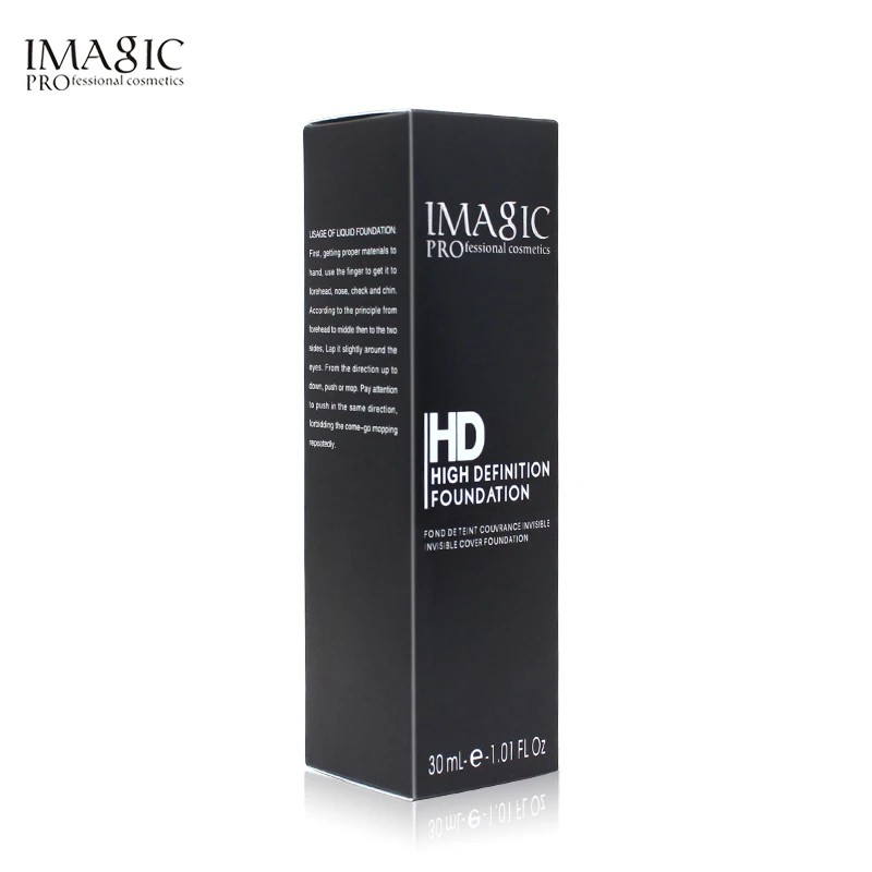 IMAGIC отбеливающий увлажняющий Жидкий тональный крем HD для Макияжа Теней 6 цветов
