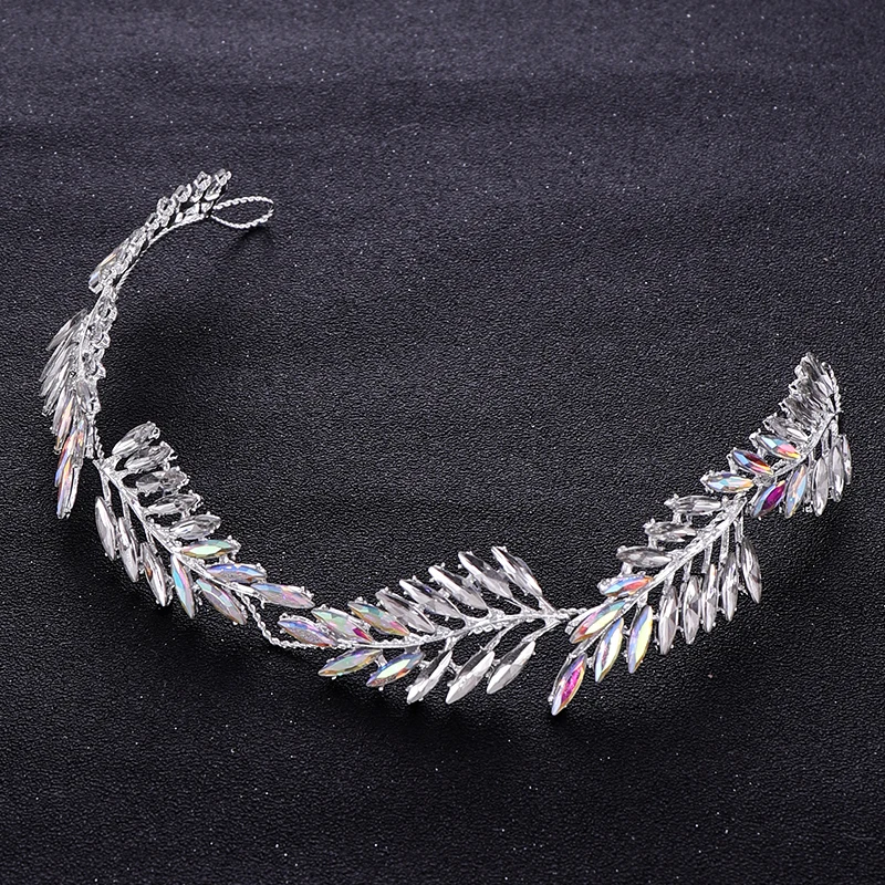 

Silver color Rhinestone Crystal Bridal Headpiece Wedding Headband Women Hair Jewelry Bride Hairband Wedding Hair Accessories