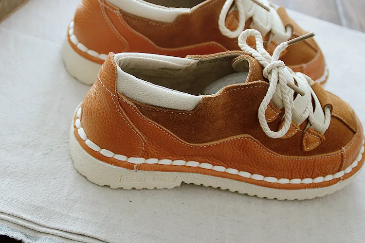 Careaymade из натуральной кожи в винтажном стиле Туфли одиночные туфли женская обувь