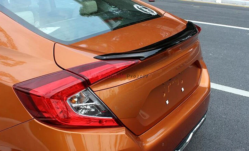 Для Honda Civic 10 поколения 4dr Sedan 2016 2017 Пластиковый черный красный белый задний