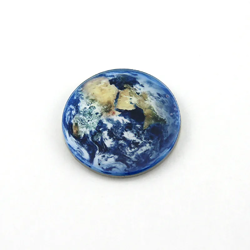 1 шт. Творческий Планета Земля рисунок значок для одежды акриловые значки милый