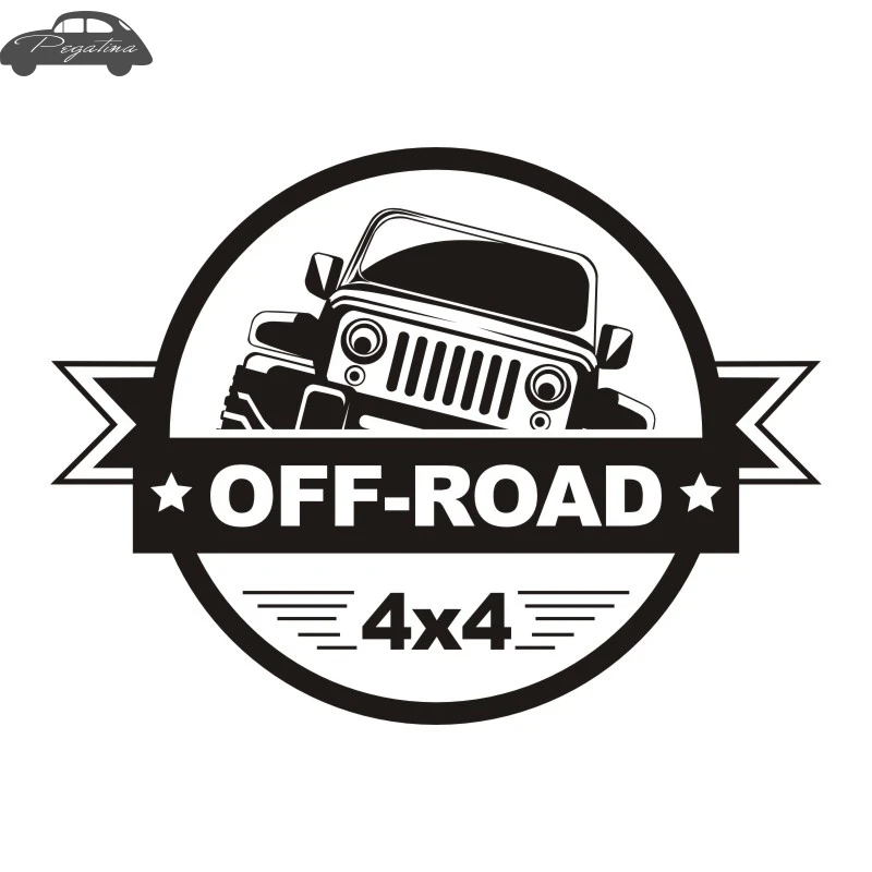 Внедорожник 4X4 виниловая наклейка забавная на автомобиль грузовик гоночный
