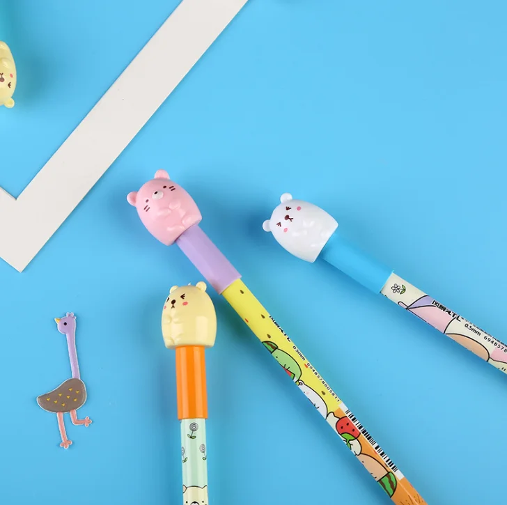 1 шт. милая гелевая ручка Sumikko Gurashi с синими чернилами авторучка Escolar Papelaria школьные