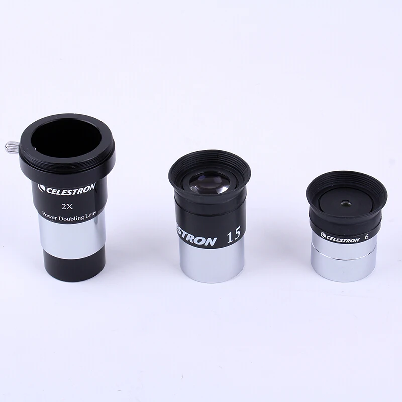 Celestron AstroMaster аксессуар для телескопа комплект 15 мм Кельнер окуляра 6 мм PL 2x Барлоу 80A 25 Планетарный фильтр лунный фильтр 94307