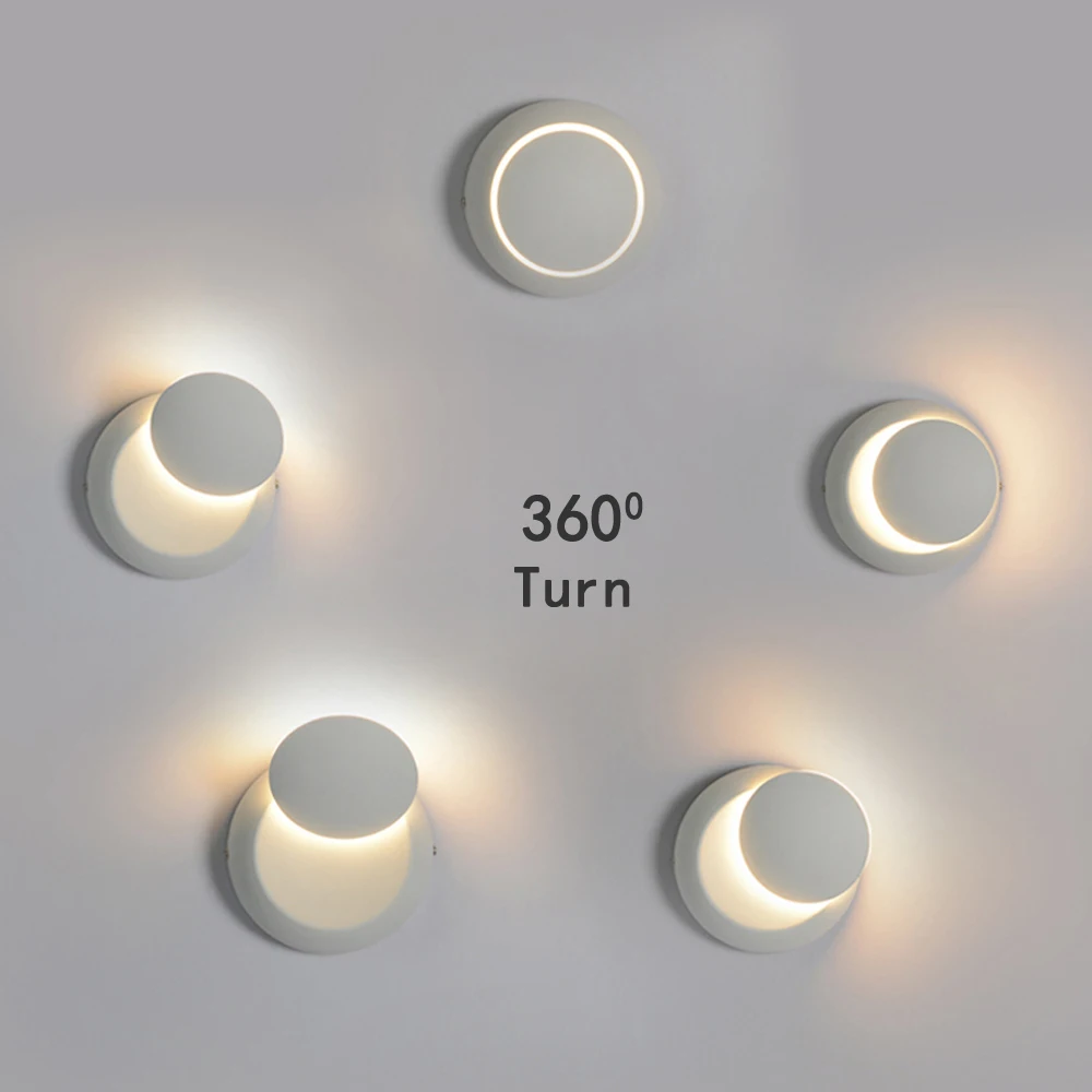 

Современные светодиодный настенные светильники, прикроватная лампа для спальни, гостиной, лестницы, коридора, LED Настенные светильники, ком...