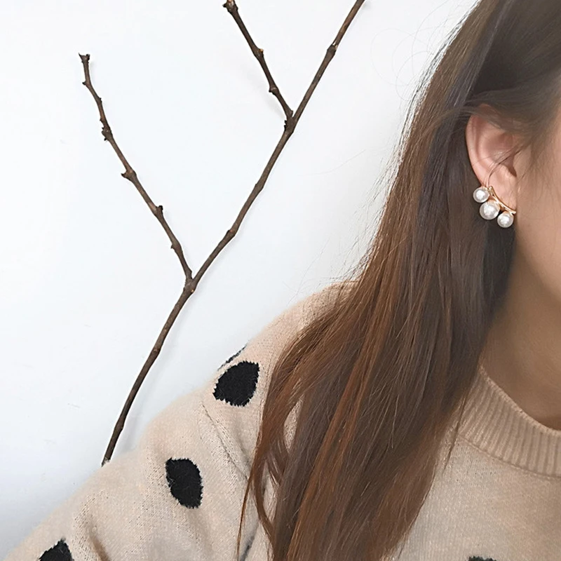 Женские серьги-гвоздики GWACC элегантные серьги из натурального пресноводного