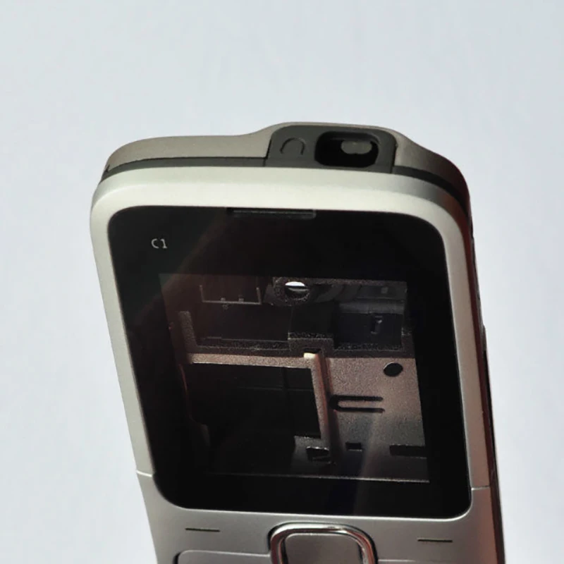 ZUGZUC для Nokia C1-01 полный корпус задняя крышка+ средняя рамка+ клавиатура+ логотип