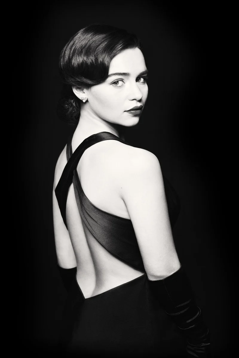 

custom print fabric poster Emilia Clarke actress celebrity portrait TS27 wall decor room decor home decoration (frame available)