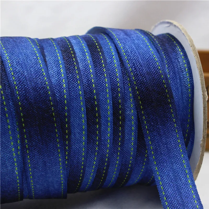 16 мм рисунки эластичная лента 10 ярдов ободки для волос DIY ручной работы