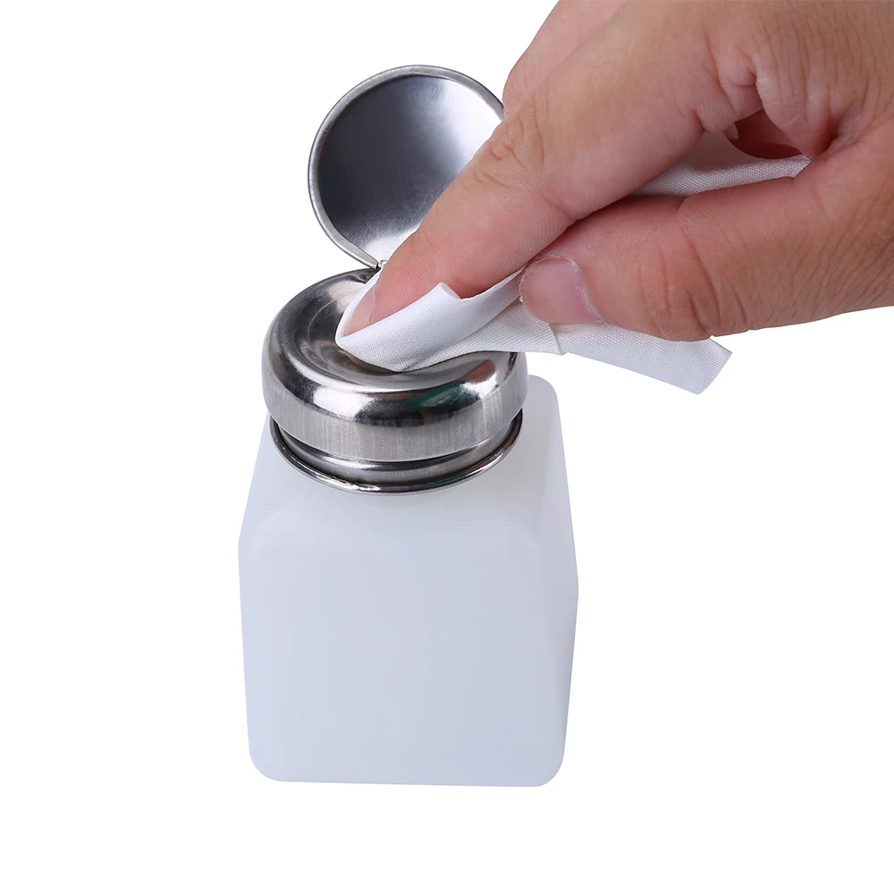 100/200/250ml Liquid Alcohol Bottles Press Pump Dispenser Durable Stainless Steel Cap for Photography Photo Studio Cleaning Tool |