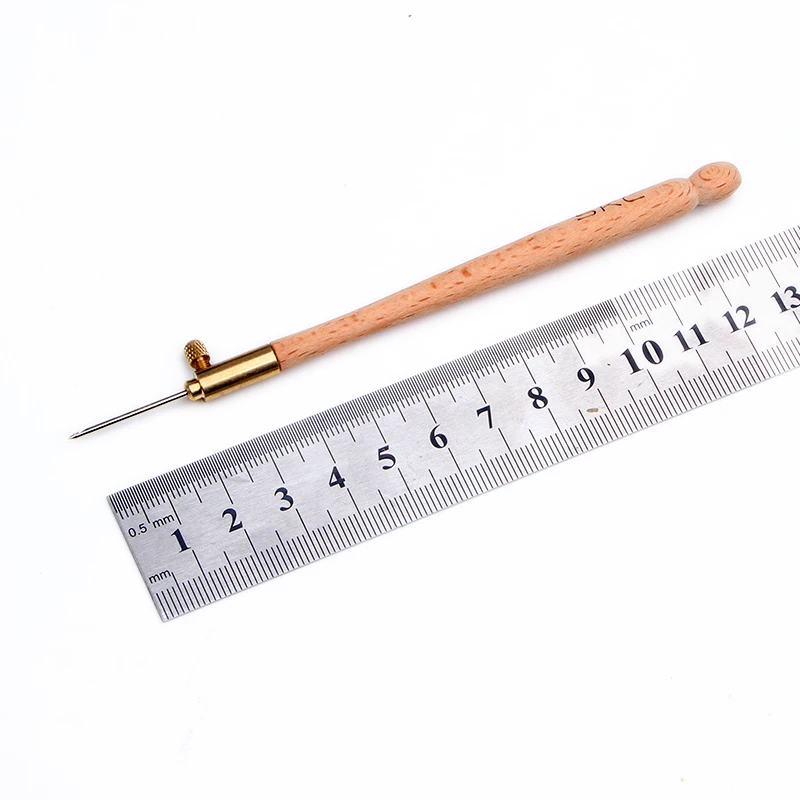 Деревянная ручка тамбура крючком крюк с 3 иглы французский вязание вышивка