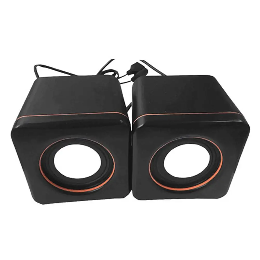 Кубическая колонка мини-портативная настольная модель USB, подходит для ноутбуков, мобильных телефонов, MP3, MP4, MP5, высокого качества.