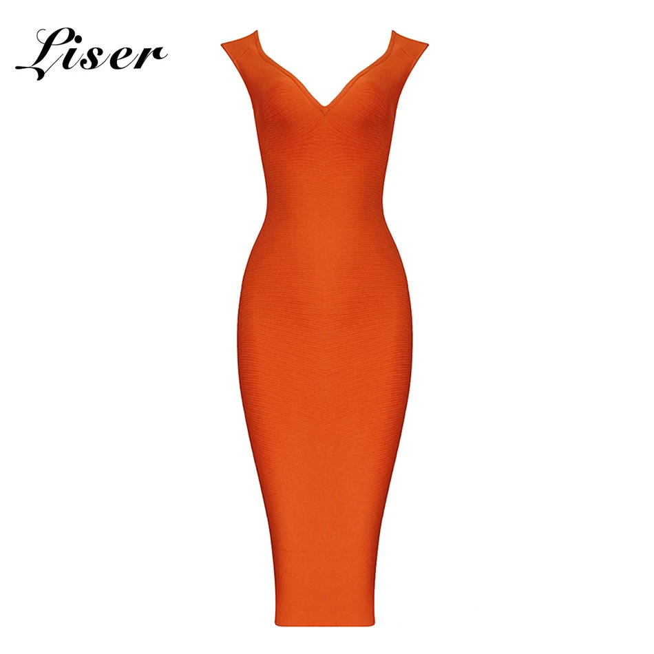 Женское платье без рукавов с V-образным вырезом | Женская одежда