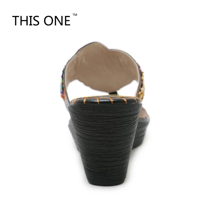 Эти Брендовые женские сандалии на плоской подошве в богемном стиле шлепанцы с