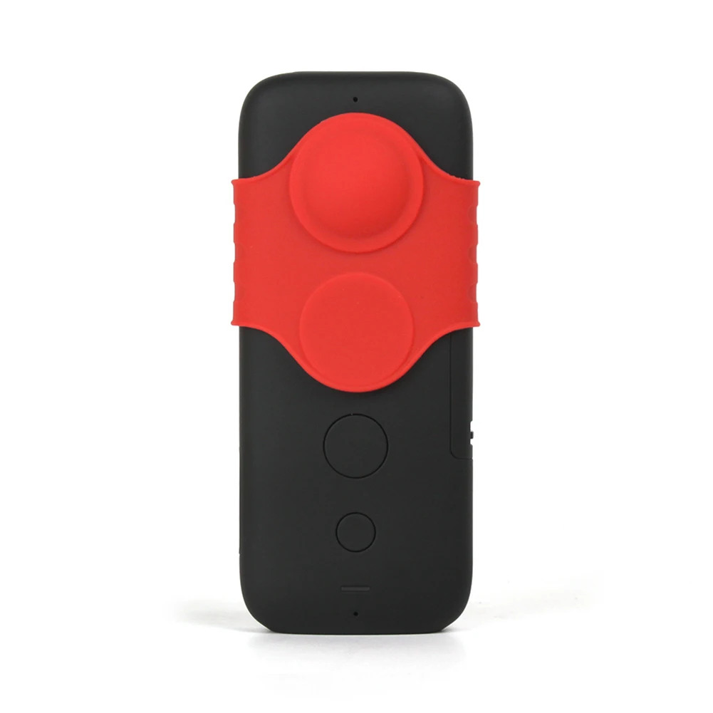 2 Colors Silicone Fisheye Lens Protector Cover Insta360 One X Camera Case for Insta 360 one x Accessories sale | Электроника