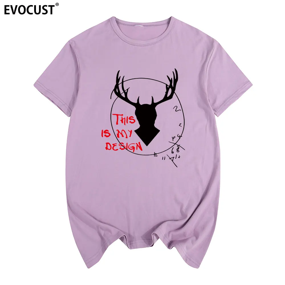 Футболка Hannibal This My Design Хлопковая мужская футболка новая женская модная
