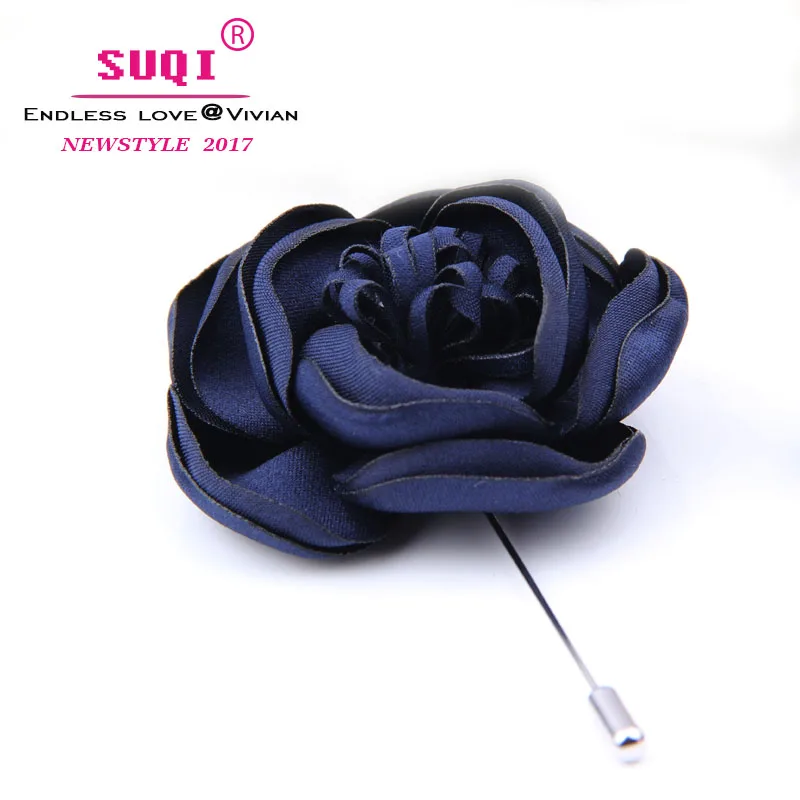 Винтажные Броши SUQI в форме цветка булавка для женщин свадебная лацкана ручной