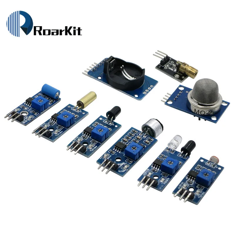 16 шт./лот Raspberry pi 2 3 модуль датчика посылка 16 видов датчика для arduino kit