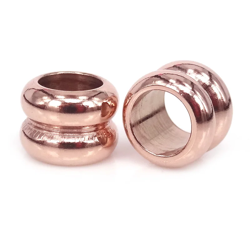 10 шт. бусины из нержавеющей стали с поливинилхлоридным покрытием|spacer beads|tube spacer