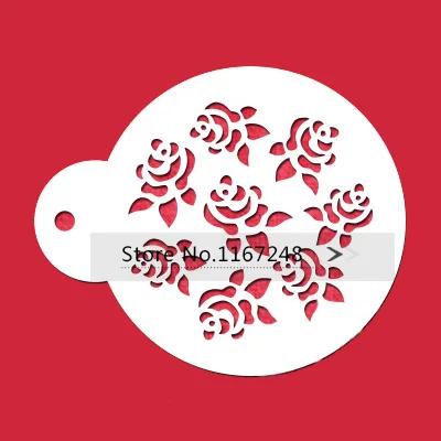 3pcs/lot Wedding Decoration Cookie Stencil Fondant Mould Pastry Tools For Coffee Cake | Дом и сад