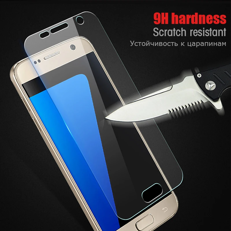Ультратонкое закаленное стекло 2.5D для Samsung Galaxy A5 A3 A7 J7 J5 2015 J3 J1 mini 2016 S6 S5