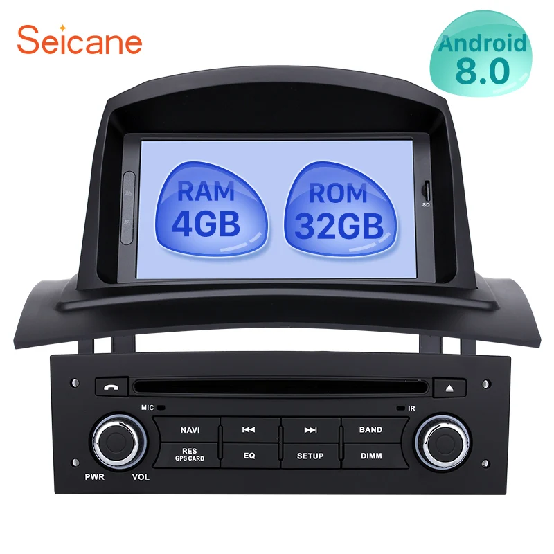 Seicane Android 8 0 7 дюймов 1Din Автомобильный DVD Радио GPS навигация Wifi 4G RAM мультимедийный