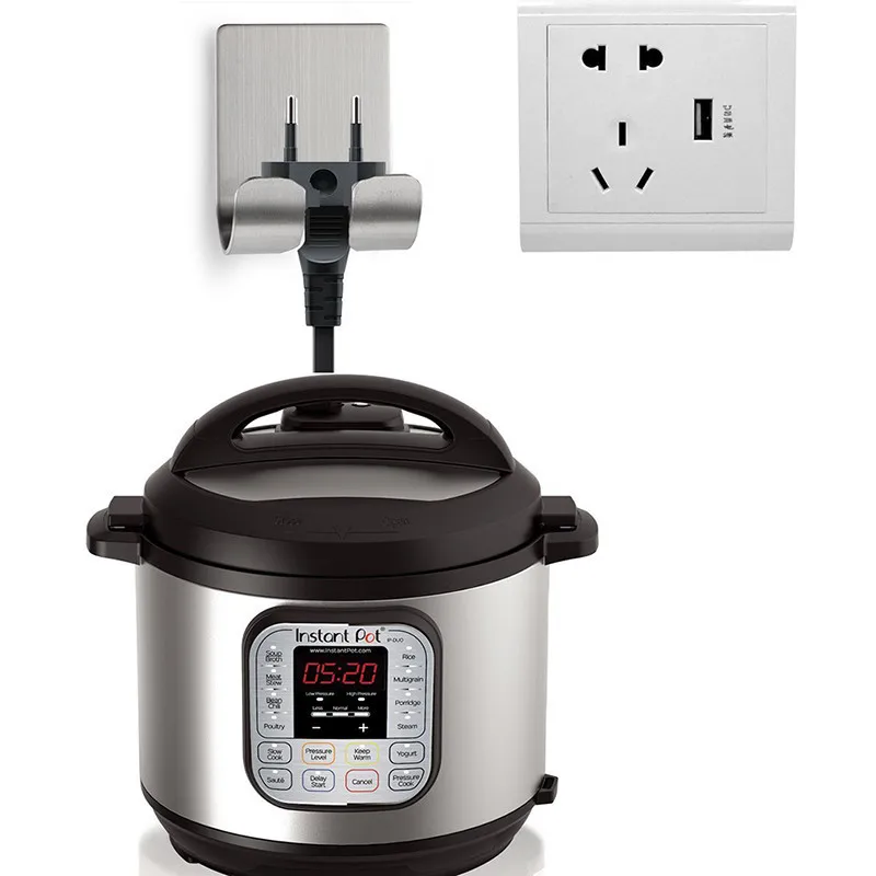 Практичный клейкий крюк из нержавеющей стали вилки для хранения настенная