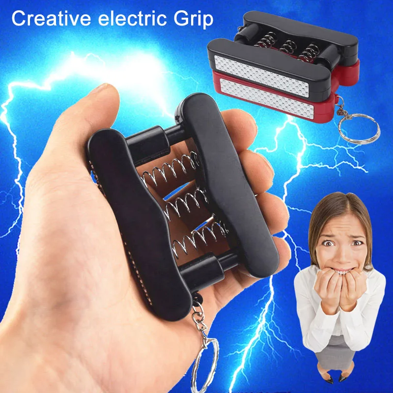 

Hand Grips Electric Shock Toy Strengthener Men Arm Spring Finger Massager Expander Hand Exercise Gym Fitness Training Wrist Grip