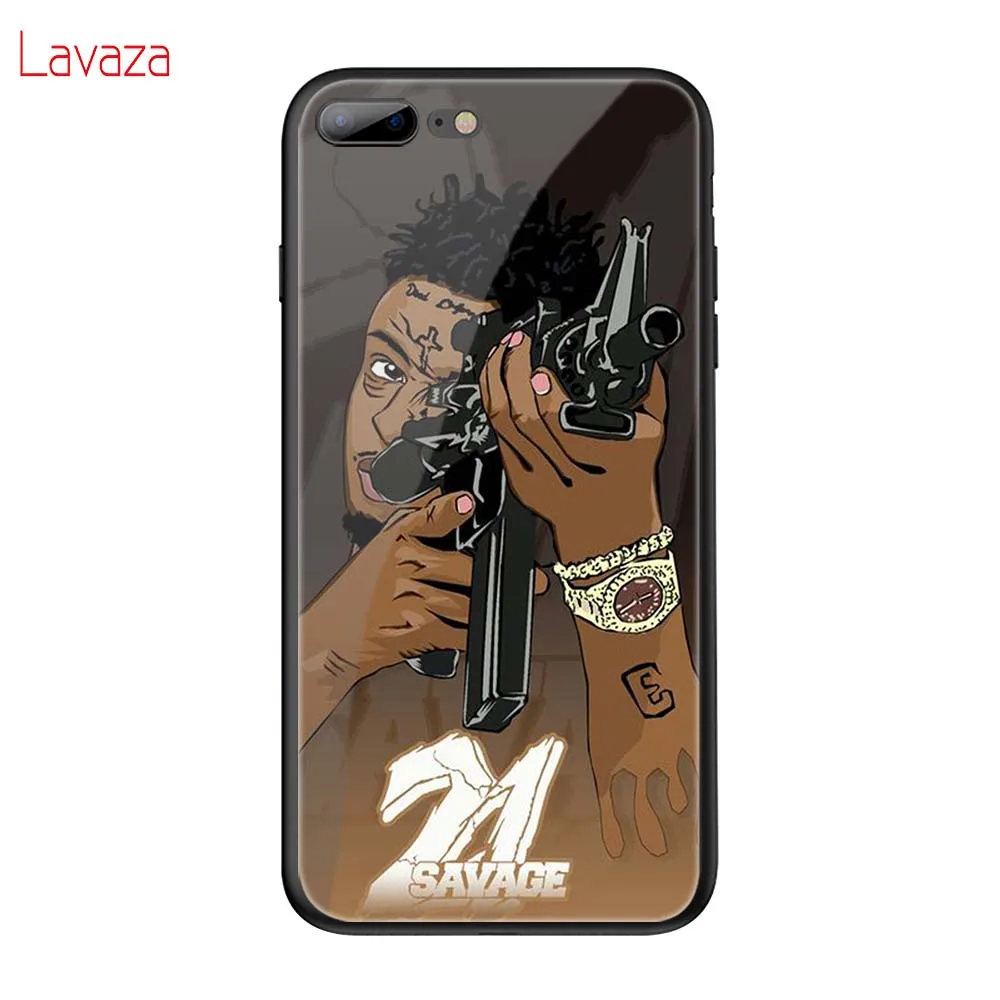 Lavaza Youngboy никогда не сломался снова закаленное стекло TPU чехол для iPhone 6 6S 7 8 Plus 5 5S SE XR X XS 11 Pro MAX чехол - Цвет: TG9