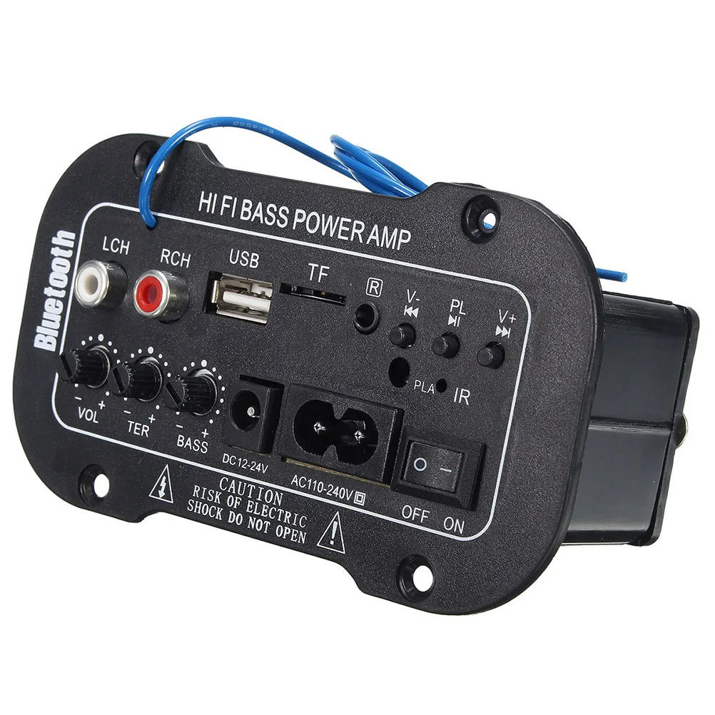 5 дюймовый автомобильный Bluetooth усилитель мощности Hi Fi цифровой стерео USB TF пульт